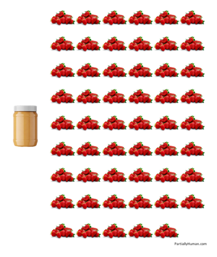 Jar and Strawberry