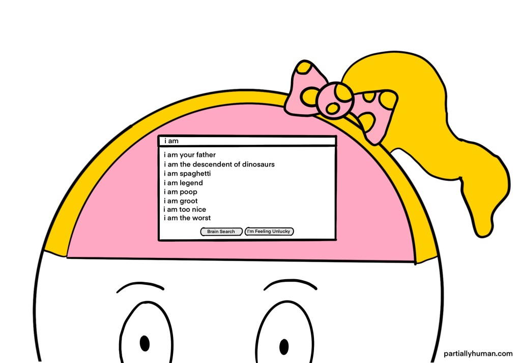 brain searching random stuff